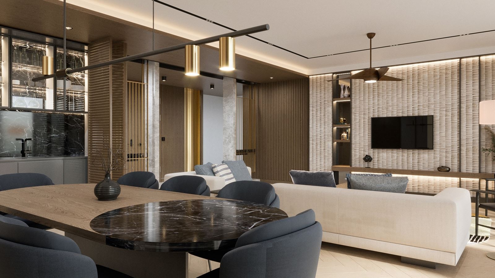 rooms-presidential-suite-with-3-bedrooms--private-pool-sea-view-3+1--community-zone-